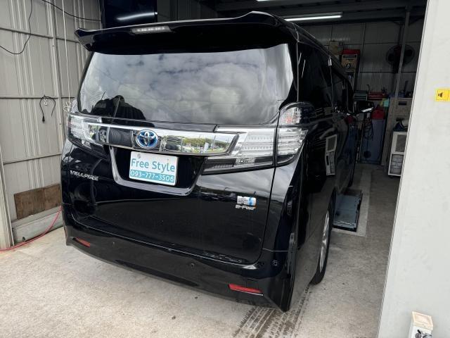 ヴェルファイアHV　タイヤ4本交換　ヨコハマタイヤ　　オートウェイ サテライトショップ  　直送　持ち込みタイヤ交換　タイヤ安い　福岡県　福岡市　北九州市　門司区　小倉南区 　小倉北区