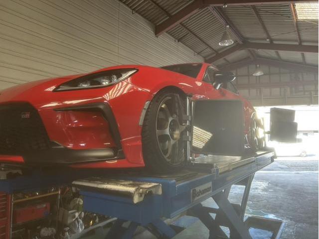 トヨタ　ＧＲ８６　TEIN　フレックスZ　四輪アライメント　車高調パーツ販売・取付　輸入車・国産車修理　車検　整備　中古車販売　　福岡県　北九州市　他地域のお客様も大歓迎です！ 
