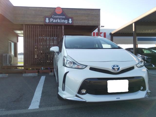 トヨタ　プリウスａ　タイヤ交換　整備　佐賀市　お車のご相談は　カーショップベスト
へ！！