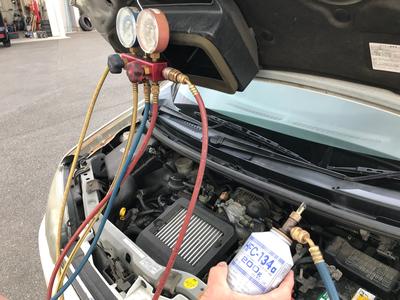 クーラーガス補充