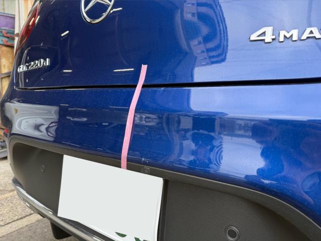 メルセデス・ベンツ　ＧＬＣ　トランク　リアバンパー　リアパネル　板金　鈑金　塗装　保険　那珂川市　福岡市　南区　西区　東区　博多区　中央区　城南区　春日市　大野城市　太宰府市　筑紫野市