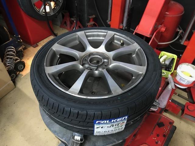 FIAT ABARTH 500 タイヤ交換＆オイル交換～　北九州　八幡西区　