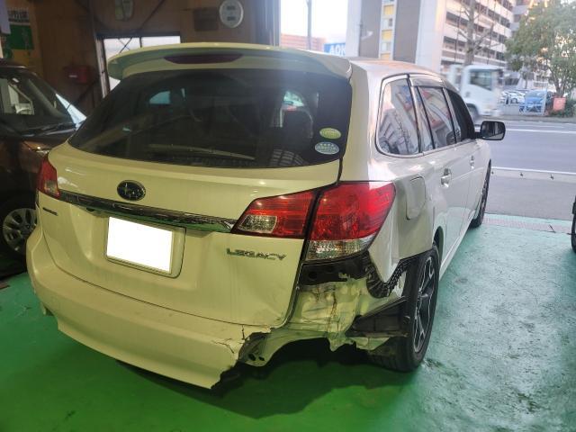 スバル　レガシィ　BR9　クォーターパネル交換　サニーオート　福岡　福岡県　福岡市　東区　博多区　中央区　西区　南区　城南区　早良区　糟屋郡　古賀市　その他の地域の方も大歓迎