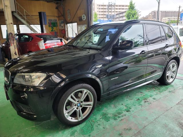 BMW X3 ドライブレコーダー取り付け　サニーオート　福岡　福岡県　福岡市　東区　博多区　中央区　西区　南区　城南区　早良区　糟屋郡　古賀市　その他の地域の方も大歓迎