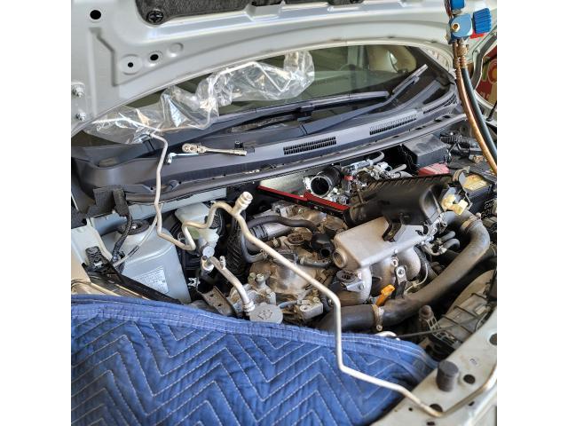 日産ノート　クーラー効かない　クーラーガス漏れ　サニーオート　福岡　福岡県　福岡市　東区　博多区　中央区　西区　南区　城南区　早良区　糟屋郡　古賀市　その他の地域の方も大歓迎
