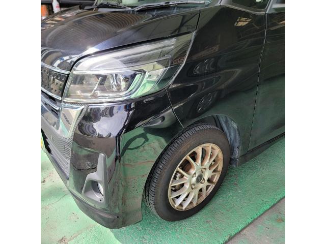 日産デイズルークス　ドアを開けたときフェンダーに当たる　サニーオート　福岡　福岡県　福岡市　東区　博多区　中央区　西区　南区　城南区　早良区　糟屋郡　古賀市　その他の地域の方も大歓迎