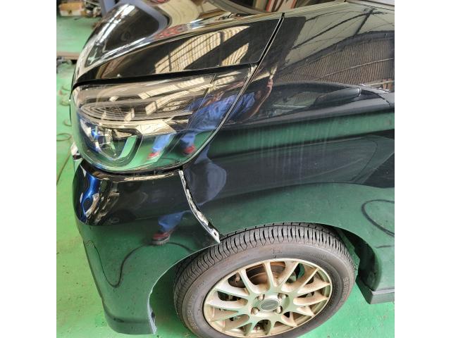 日産デイズルークス　ドアを開けたときフェンダーに当たる　サニーオート　福岡　福岡県　福岡市　東区　博多区　中央区　西区　南区　城南区　早良区　糟屋郡　古賀市　その他の地域の方も大歓迎