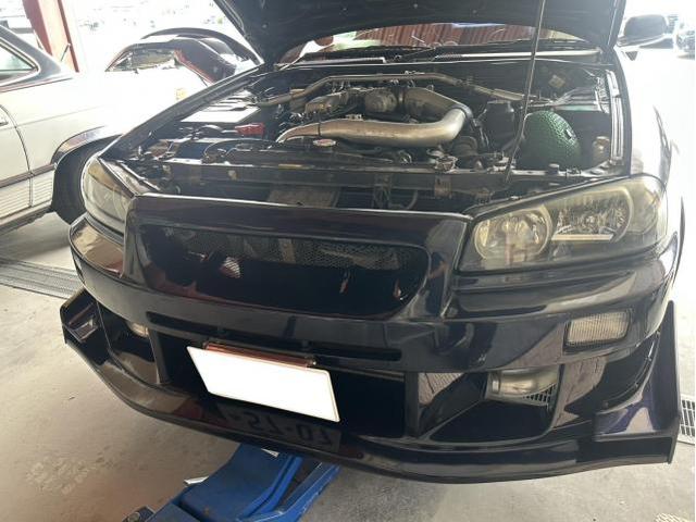 日産　R34スカイライン　全塗装