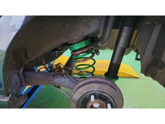 ダイハツ ムーヴ　車高調　ホイール取り付け　  宗像市・福津市・福岡市東区・遠賀町・水巻町・古賀市・新宮町・宮若市・中間市・鞍手町・北九州市、他地域のお客様も大歓迎です！