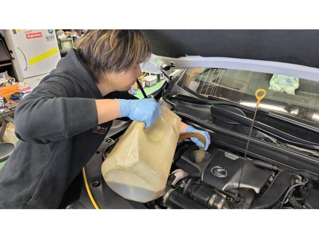 レクサス　ＲＸ　ハイブリッド車用(オイル交換)　宗像市・福津市・福岡市東区・遠賀町・水巻町・古賀市・新宮町・宮若市・中間市・鞍手町・北九州市、他地域のお客様も大歓迎です！