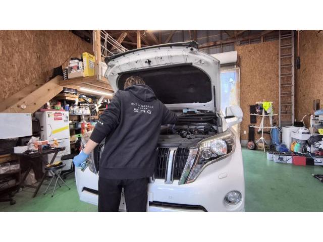 トヨタ　ランドクルーザープラド　ガソリン車用(オイル交換)　宗像市・福津市・福岡市東区・遠賀町・水巻町・古賀市・新宮町・宮若市・中間市・鞍手町・北九州市、他地域のお客様も大歓迎です！