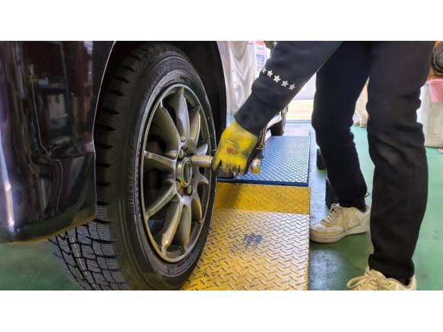 ダイハツ　タント　タイヤ交換　宗像市・福津市・福岡市東区・遠賀町・水巻町・古賀市・新宮町・宮若市・中間市・鞍手町・北九州市、他地域のお客様も大歓迎です！　