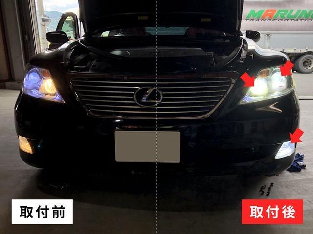 レクサス LS460 ドラレコ ヘッドライト フォグランプ 取り付け レクサス LS460 ドラレコ ヘッドライト フォグランプ 取り付け