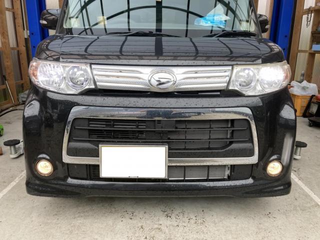 ダイハツ　タントカスタム　L375S　ヘッドライト　フォグランプ　HID  LED　交換　那珂川市　福岡市　南区　城南区　早良区　博多区　中央区　東区　西区　春日市　筑紫野市　大野城市　太宰府市　糸島市　他地域のお客様も大歓迎です！