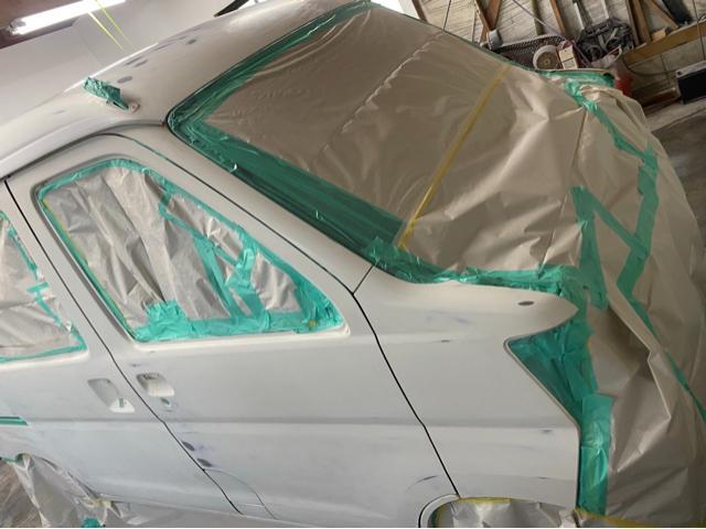 ダイハツ DAIHATSU ハイゼットカーゴ 全塗装 板金塗装