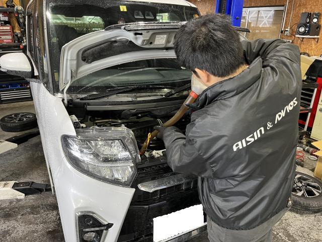 ダイハツ　タント　車検　整備　佐賀県　三養基郡　みやき町　みやき