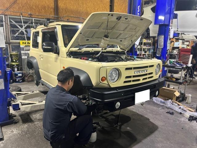 スズキ　ジムニーシエラ　車検　佐賀県三養基郡　みやき町　みやき