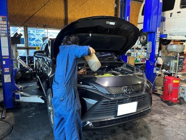トヨタ　ハリアー　ガソリン車用(オイル交換)　佐賀県　三養基郡　みやき町　みやき