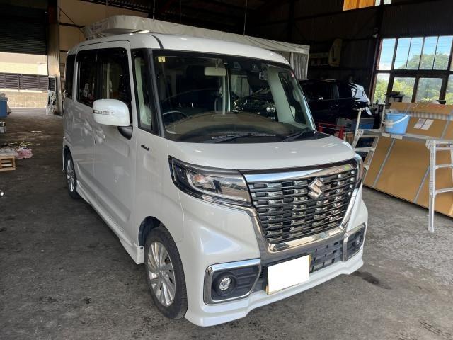 スズキ　スペーシアカスタム　愛車無料点検　ガソリン車用(オイル交換)　佐賀県　三養基郡　みやき町　みやき