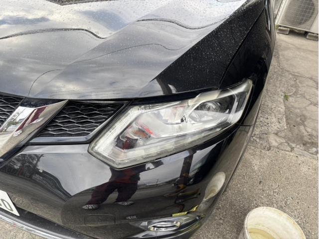 日産　エクストレイル　20X　車販売整備　ヘッドライト　簡易　研磨　佐賀県　三養基郡　みやき町　みやき
