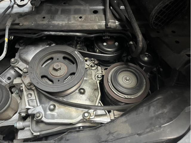 日産　エクストレイル　車検　法定点検　分解整備　メンテナンス　ドライブベルト　エンジンオイル　オイルエレメント　佐賀県　三養基郡　みやき町　みやき