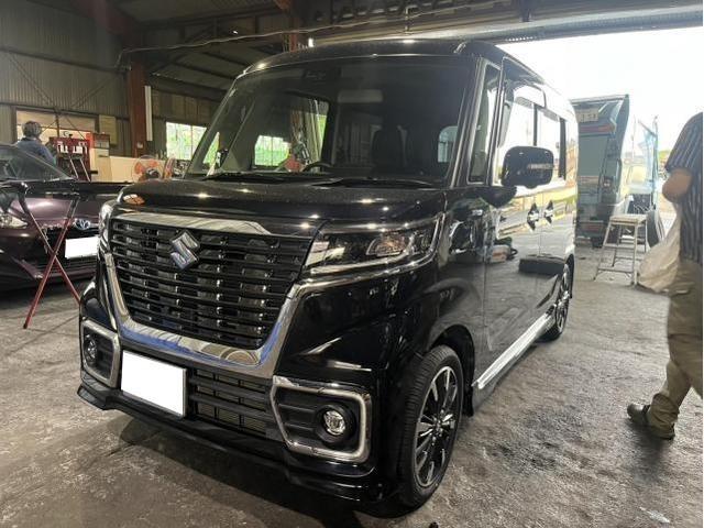 スズキ　スペーシア　ハイブリッドXS　車販売整備　タイヤ交換　バランス調整　タイヤローテーション　佐賀県　三養基郡　みやき町　みやき