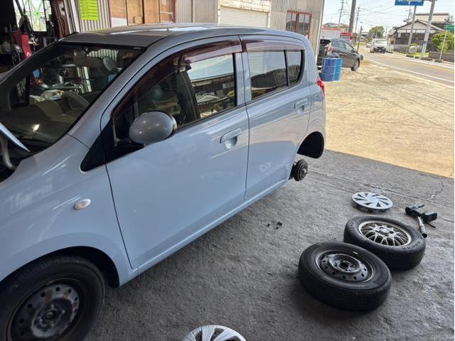 スズキ　アルトエコ　ECO-L　ガソリン車用(オイル交換)　メンテナンス　エンジンオイル　交換　タイヤ入れ替え　佐賀県　三養基郡　みやき町　みやき