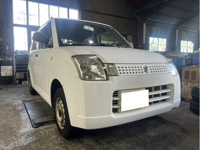 スズキ　アルト　ＶＰ　車検　法定点検　分解整備　メンテナンス　ヘッドライト研磨　グリス漏れ　タイロッドエンドブーツ　発煙筒　タイヤ　交換　バランス調整　佐賀県　三養基郡　みやき町　みやき