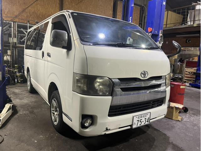 トヨタ　ハイエースバン　ＤＸ　サスペンション・足回り修理・整備 　走行中に異音　フロント　ハブベアリング　交換　佐賀県　三養基郡　みやき町　みやき