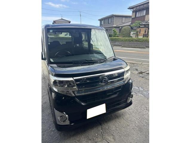 ダイハツ　タント　カスタムＲＳ　ガラス交換　保険対応　飛び石　ひび　フロントガラス　交換　佐賀県　三養基郡　みやき町　みやき　
