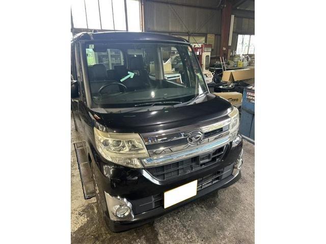 ダイハツ　タント　カスタムＲＳ　ガラス交換　保険対応　飛び石　ひび　フロントガラス　交換　佐賀県　三養基郡　みやき町　みやき　