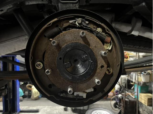 日産　ダットサントラック　車検　法定点検　分解整備　メンテナンス　エアエレメント　燃料フィルター　交換　クーラント復活剤　注入　佐賀県　三養基郡　みやき町　みやき