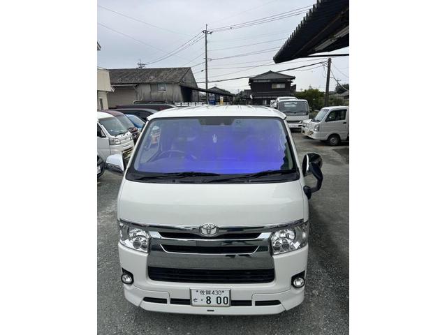 トヨタ　ハイエースバン　カーフィルム　フロントガラス　ピュアゴースト　施工　佐賀県　三養基郡　みやき町　みやき