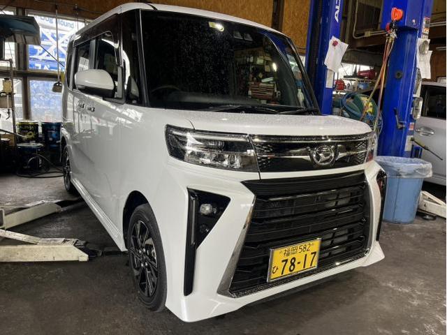 ダイハツ　タント　ガソリン車用(オイル交換)　メンテナンス　エンジンオイル　オイルエレメント　交換　佐賀県　三養基郡　みやき町　みやき