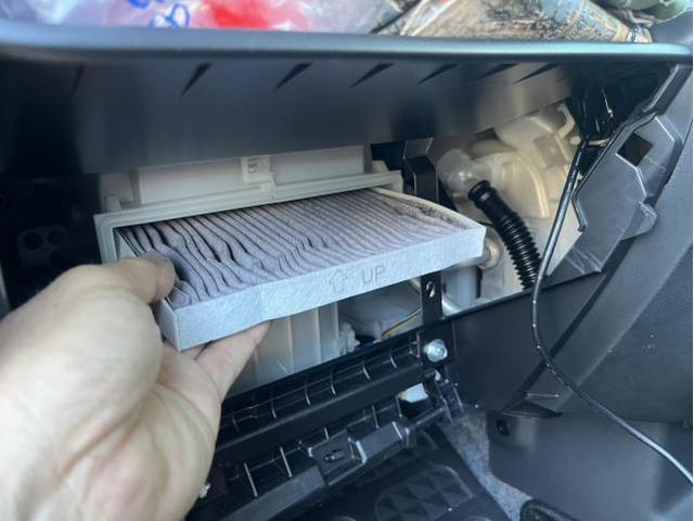 日産 デイズルークス ハイウェイスターX Gパッケージ メンテナンス・日常点検 エアコンフィルター 交換 佐賀県 三養基郡 みやき町 みやき