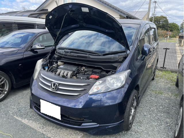 ホンダ　フリード 1500 Gエアロ　エンジン関連修理・整備　エンジンかからない　エンジン不調　バッテリー　交換　佐賀県　三養基郡　みやき町　みやき　