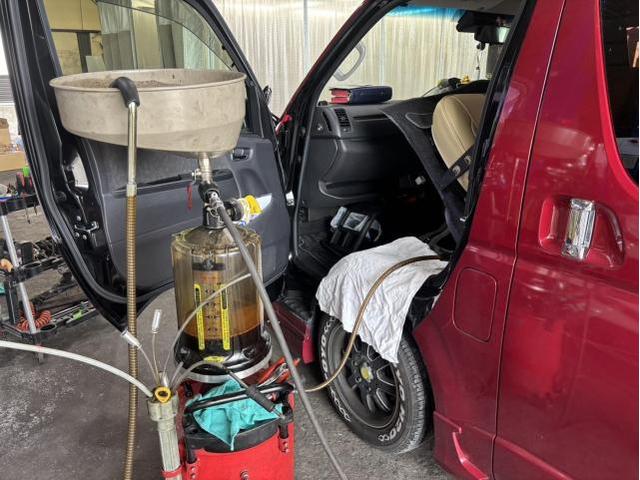 トヨタ　ハイエースワゴン　GL　メンテナンス・日常点検　エンジンオイル　ワイパーゴム　交換　佐賀県　三養基郡　みやき町　みやき　