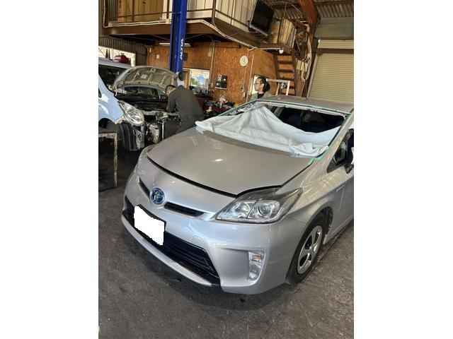 トヨタ　プリウス　S　ガラス交換　飛び石　ヒビ　フロントガラス　交換　佐賀県　三養基郡　みやき町　みやき