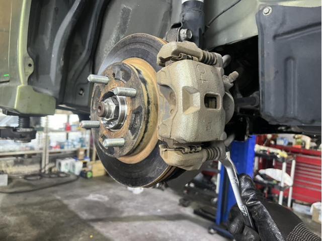 日産　デイズルークス　ハイウェイスターGターボ　サスペンション・足回り修理・整備　足回り変形　フロントメンバー　ロアアーム右　フロントハブベアリング右　交換　佐賀県　三養基郡　みやき町　みやき