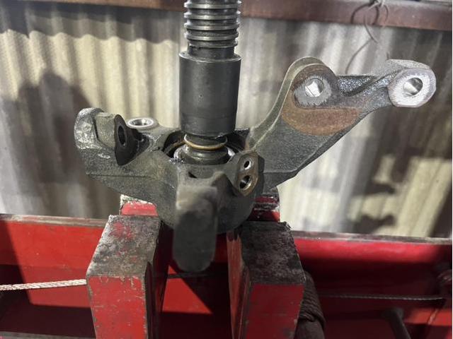 日産　デイズルークス　ハイウェイスターGターボ　サスペンション・足回り修理・整備　足回り変形　フロントメンバー　ロアアーム右　フロントハブベアリング右　交換　佐賀県　三養基郡　みやき町　みやき