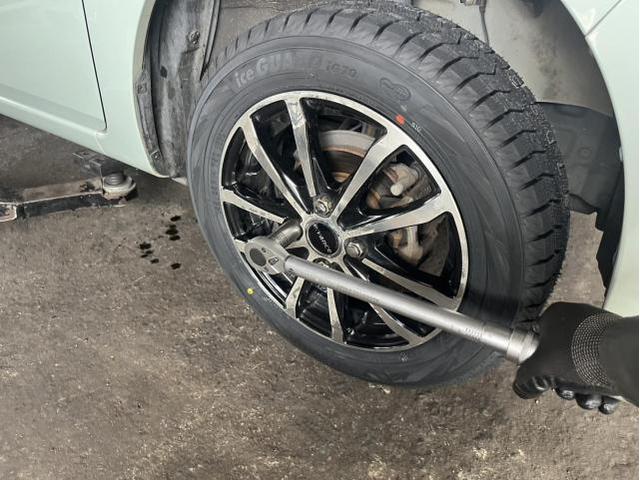 ダイハツ　ミラトコット　G　SAⅢ　メンテナンス　タイヤ交換　バランス調整　佐賀県　三養基郡　みやき町　みやき