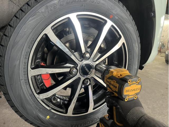 ダイハツ　ミラトコット　G　SAⅢ　メンテナンス　タイヤ交換　バランス調整　佐賀県　三養基郡　みやき町　みやき