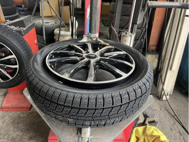 ダイハツ　ミラトコット　G　SAⅢ　メンテナンス　タイヤ交換　バランス調整　佐賀県　三養基郡　みやき町　みやき