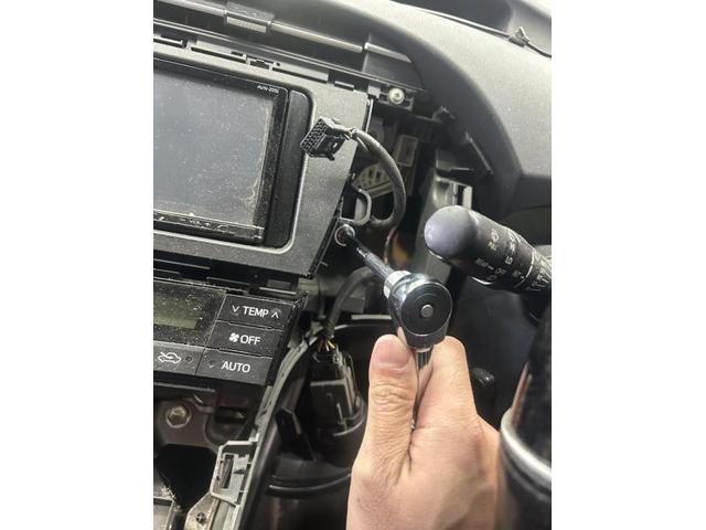 トヨタ　プリウス　1800S　フィルムアンテナ　貼り付け　アンテナコード　交換　佐賀県　三養基郡　みやき町　みやき