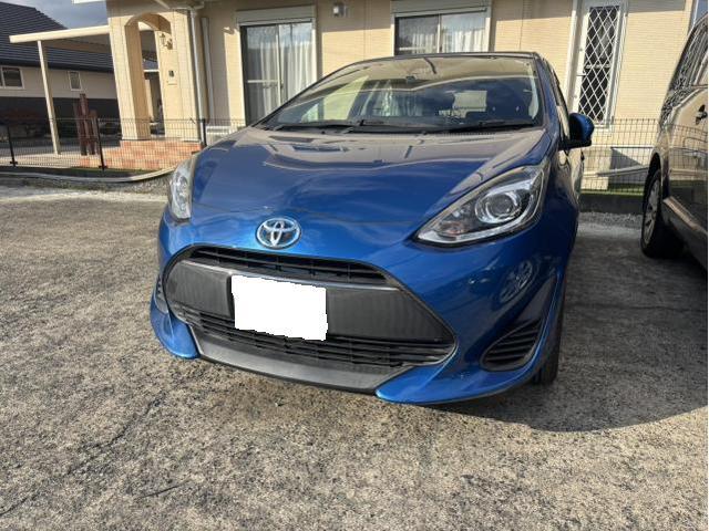 トヨタ　アクア　G　車検　法定点検　分解整備　メンテナンス　エンジンオイル　ATF　ラジエーターキャップ　エアコンフィルター　交換　佐賀県　三養基郡　みやき町　みやき