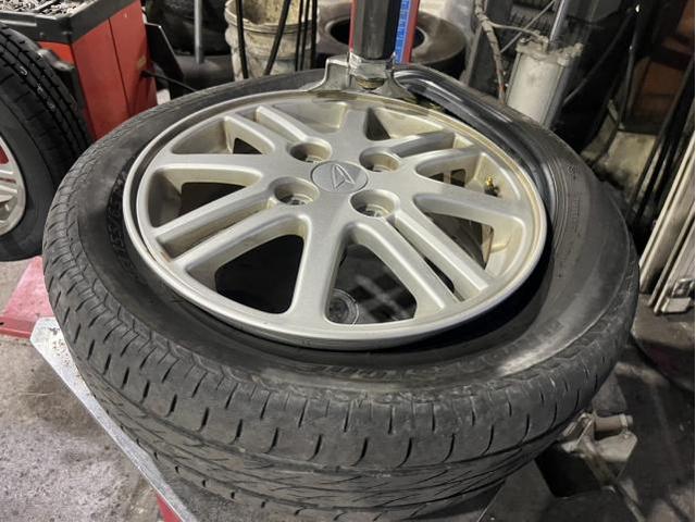 ダイハツ　タントエグゼ　カスタムG　車検　法定点検　分解整備　メンテナンス　エンジンオイル　オイルエレメント　ステアリングラックブーツ　タイヤ　交換　バランス調整　佐賀県　三養基郡　みやき町　みやき