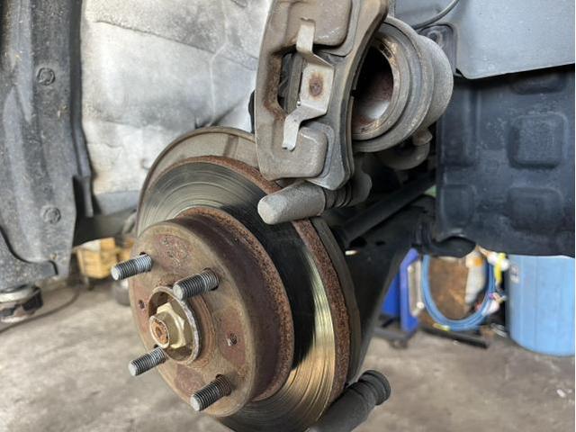 ダイハツ　タントエグゼ　カスタムG　車検　法定点検　分解整備　メンテナンス　エンジンオイル　オイルエレメント　ステアリングラックブーツ　タイヤ　交換　バランス調整　佐賀県　三養基郡　みやき町　みやき