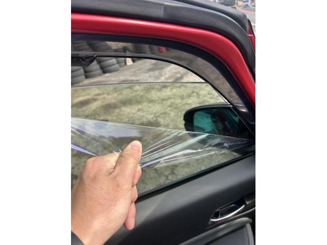 ホンダ　フィット　フィルム剥し　フロント５面　フィルム剥し　佐賀県　三養基郡　みやき町　みやき