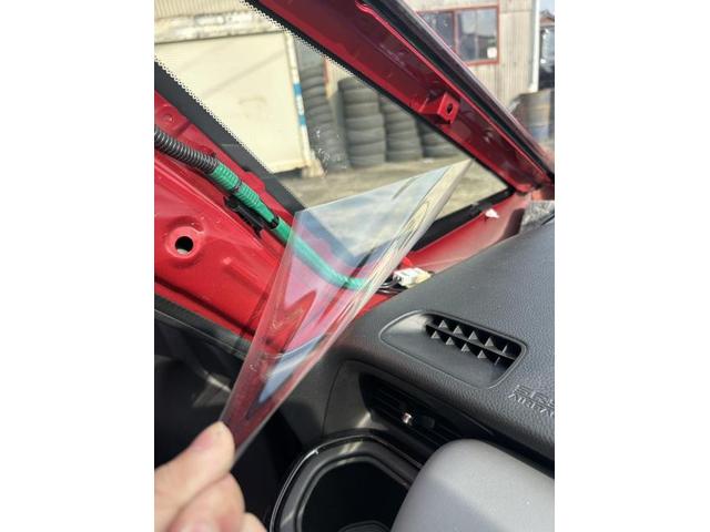 ホンダ　フィット　フィルム剥し　フロント５面　フィルム剥し　佐賀県　三養基郡　みやき町　みやき