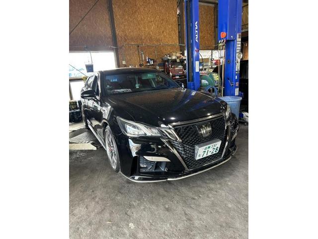 トヨタ　クラウン　アスリートS-T　ガソリン車用(オイル交換)　メンテナンス　エンジンオイル　オイルエレメント　交換　佐賀県　三養基郡　みやき町　みやき